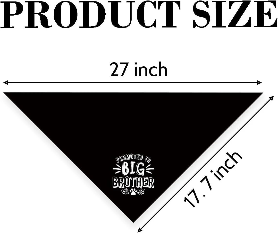 دستمال گردن سگ، دستمال گردن سگ برادر بزرگتر، شال سگ های مشکی با طرح چهارخانه کلاسیک، دستمال گردن سگ ها، شال گردن حیوانات خانگی با طرح چهارخانه - B19