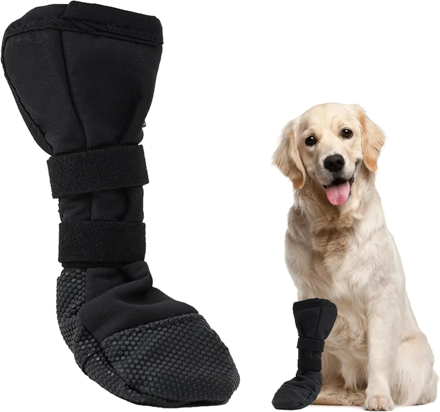 کفش محافظ پنجه سگ، کفش سگ برای بهبودی، کفش سگ، محافظت از پنجه، جلوگیری از لیسیدن زخم حیوانات خانگی، تنفس پذیر، نرم، ضد گاز گرفتگی، ضد رطوبت و عفونت، قابل شستشو و ضد آب برای بعد از عمل (XL)