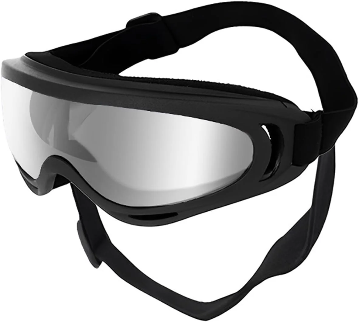 عینک محافظ سگ برای نژادهای متوسط تا بزرگ، فیلتر آفتاب، بند قابل تنظیم، مناسب فعالیت های خارج از منزل، عینک آفتابی راحت برای حیوانات خانگی