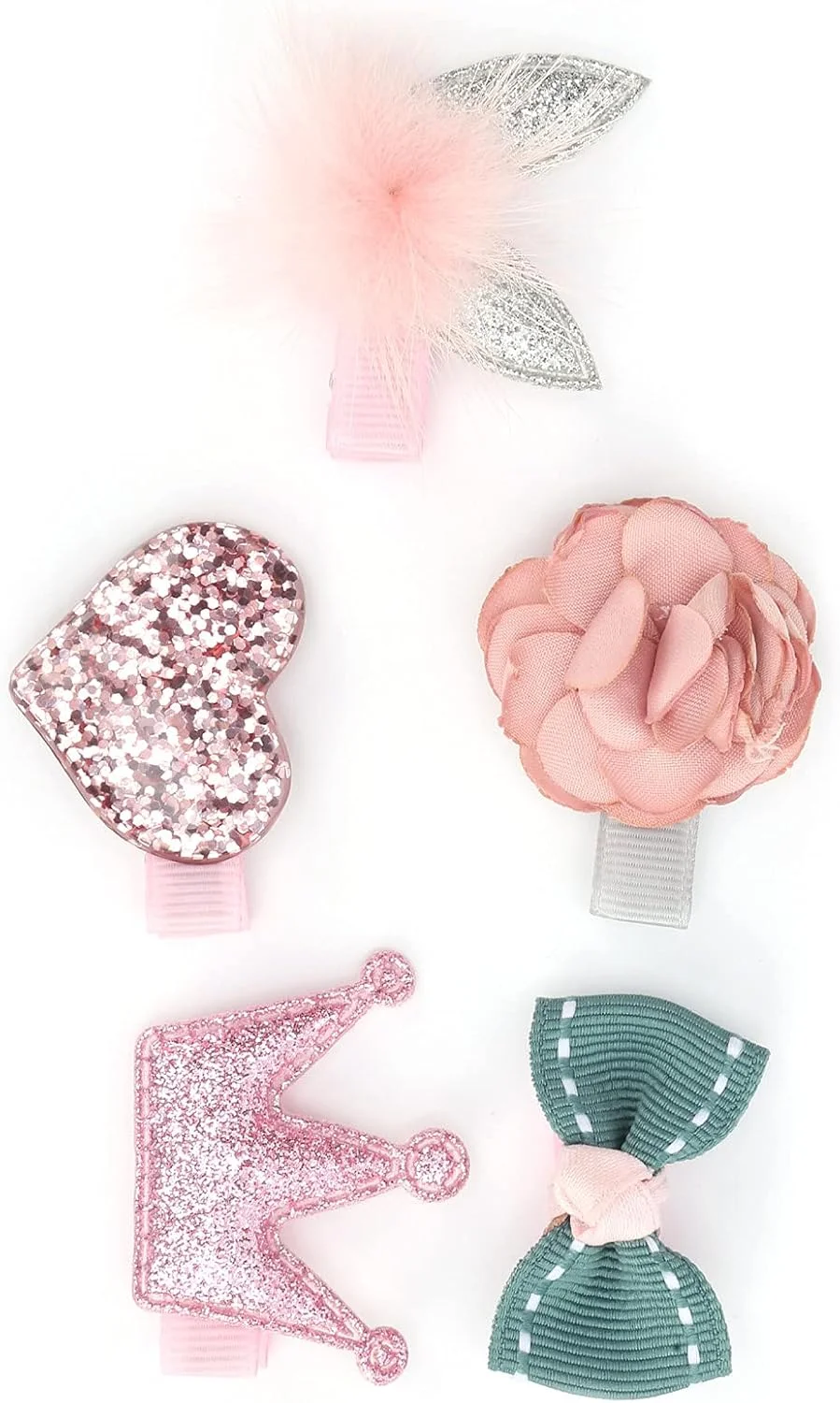 گیره مو سگ، پاپیون مو سگ برای سگ های کوچک دخترانه 5 عددی، پاپیون مو گربه سگ دخترانه، گیره مو توله سگ، تاج گل پاپیونی، گیره مو توله سگ برای لوازم جانبی موی تولد مهمانی توله سگ