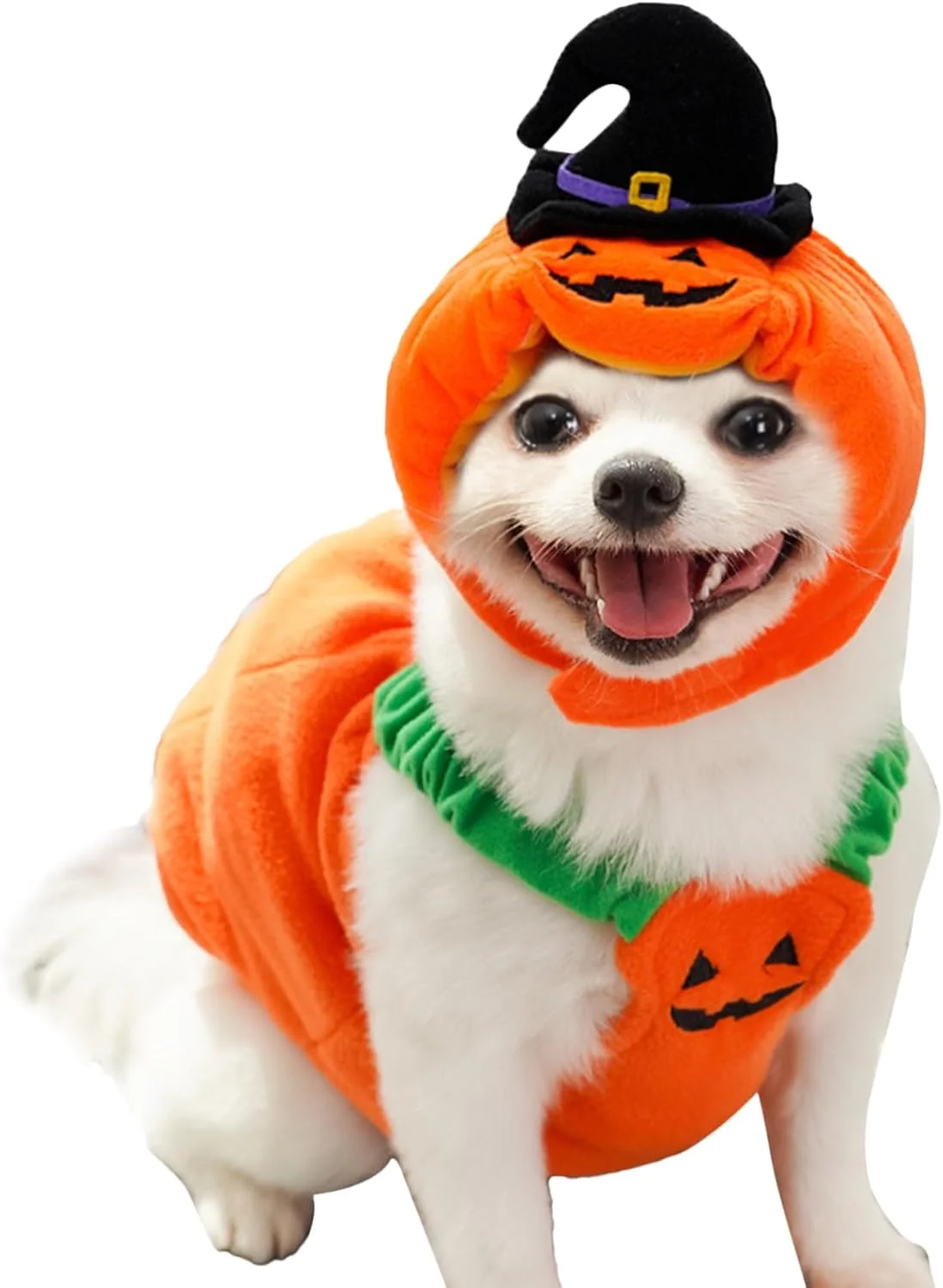 لباس حیوانات خانگی طرح کدو تنبل، کلاه کدو تنبل سگ - لباس گرم و نرم برای پیاده روی روزانه سگ در پاییز و زمستان، مهمانی با تم عکاسی