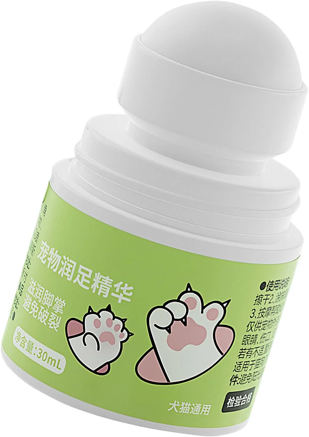 مرهم پنجه سگ، روغن مغذی پنجه توله سگ 30 میلی لیتر | مرهم پای مغذی توله سگ برای گربه ها و بچه گربه ها، مرطوب کننده طبیعی پنجه خشک حیوانات خانگی