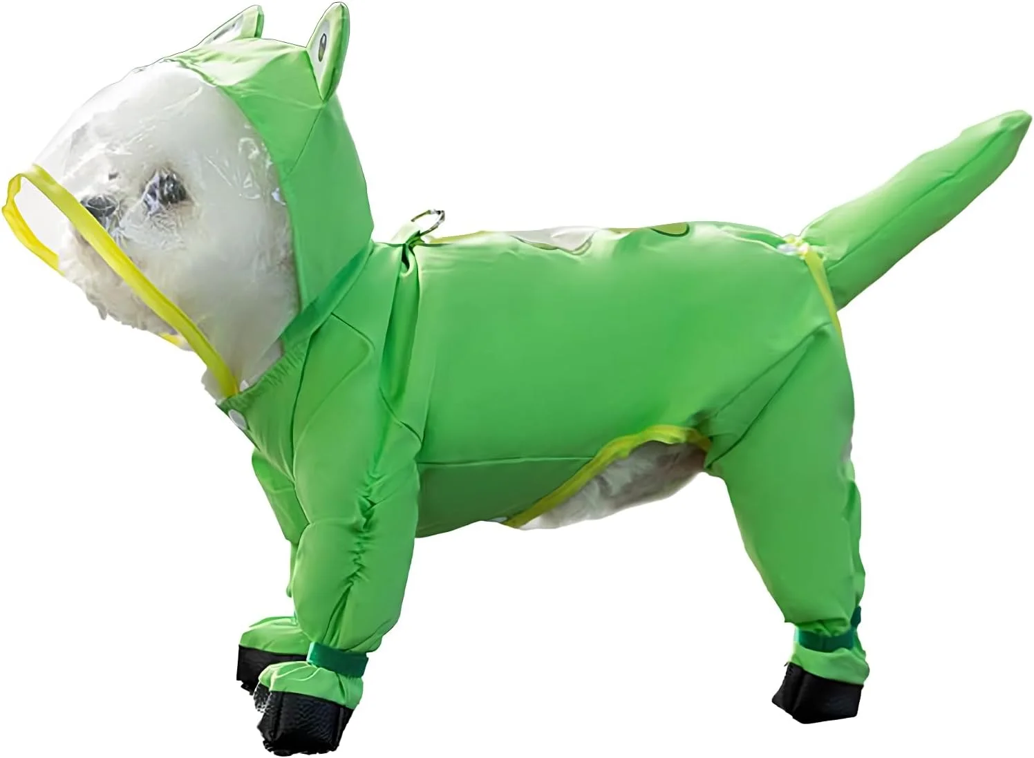 بارانی سگ - بارانی ضدآب سگ با کلاه - پانچو خشک‌شونده سریع با نوار بازتابنده برای توله سگ‌های کوچک، متوسط و بزرگ مناسب برای هوای سرد، طوفانی و برفی