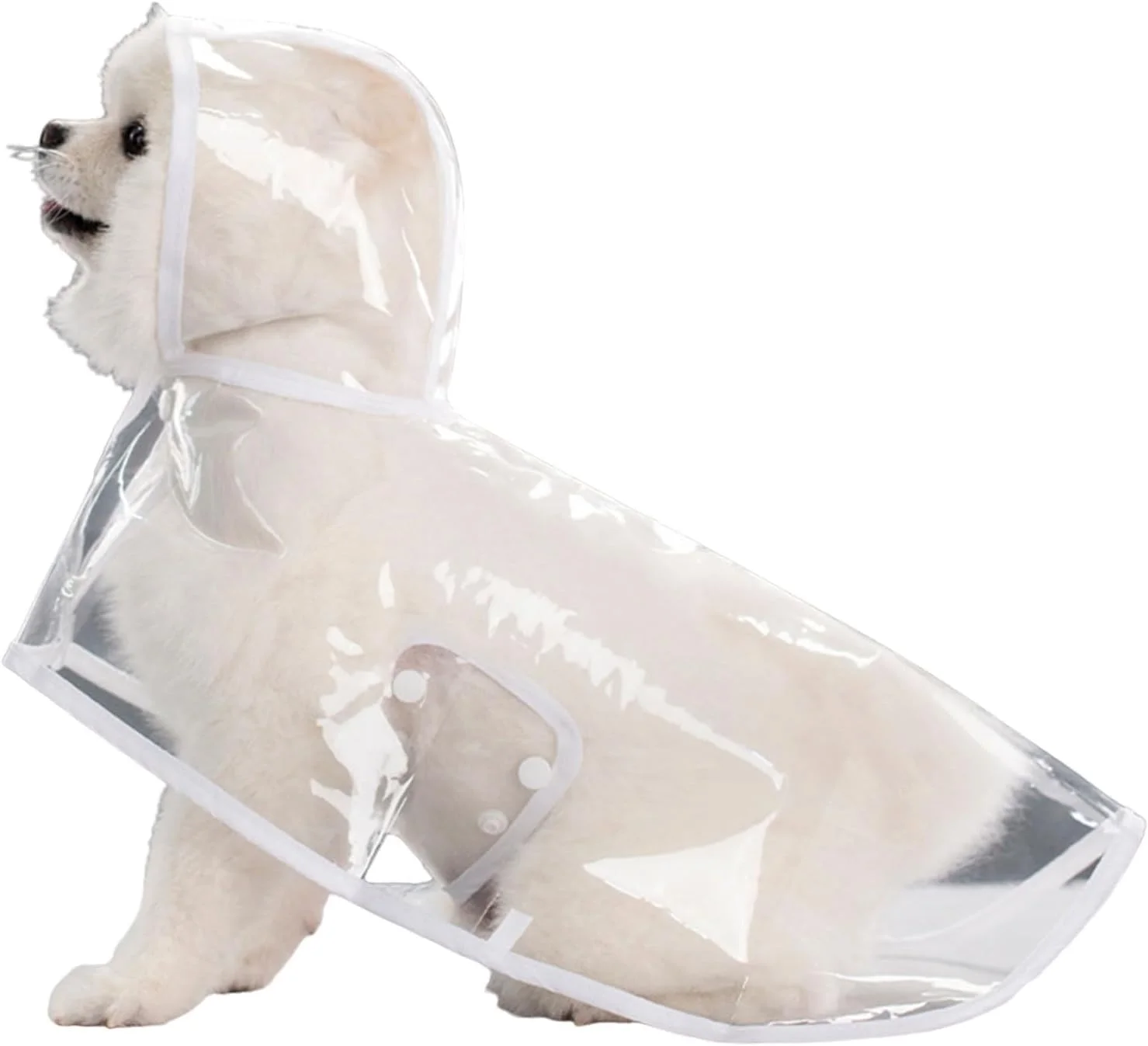 بارانی، پانچو و هودی سگ، دارای 5 سایز مختلف، لباس بارانی حیوانات خانگی مناسب پیاده‌روی و گردش