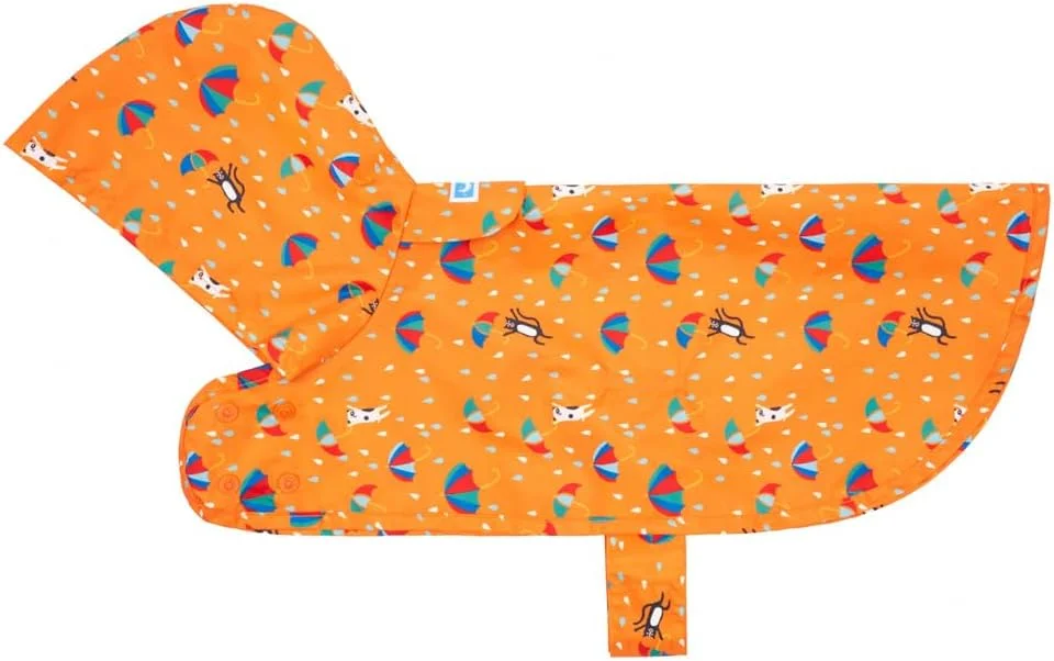 پانچوی بارانی ضدآب سگ RC Pets - ژاکت سگ سبک، کم حجم و قابل تنظیم | سایز XX-بزرگ، طرح بارانی