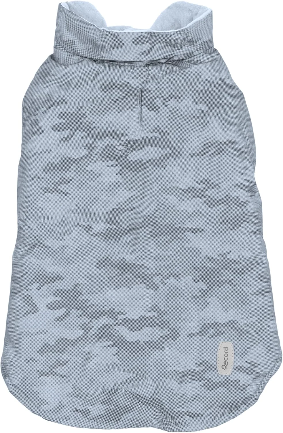 بارانی سگ طرح استتار با چسب ولکرو و بندهای الاستیک قابل تنظیم برای پنجه ها. کت سگ گرم و راحت | سایز M، طول پشت 40 سانتی متر