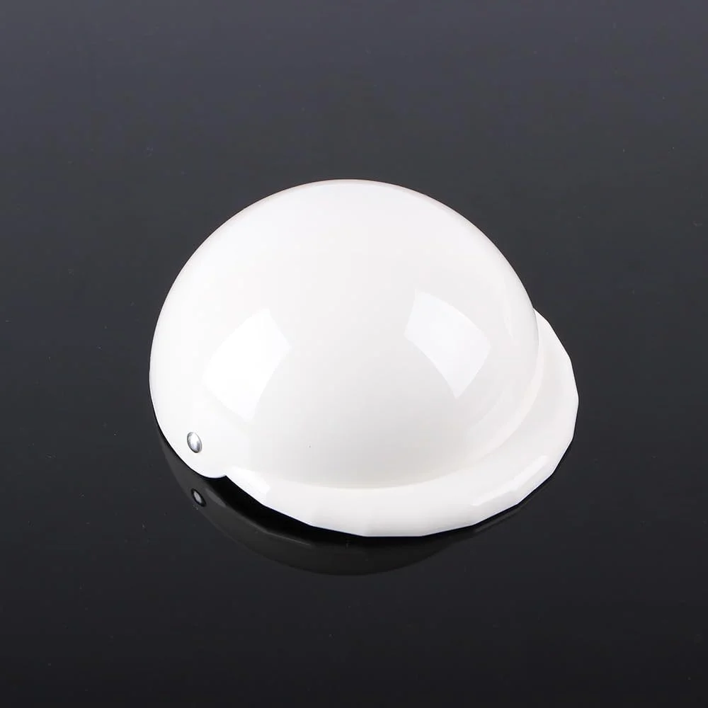 کلاه ایمنی حیوانات خانگی، کلاه ایمنی ABS خنک و پلاستیکی برای سگ، محافظت در برابر آفتاب و باران (سایز S، سفید)