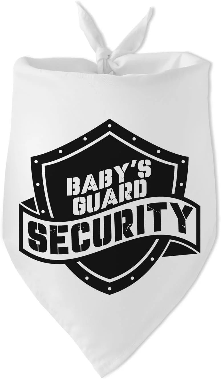 دستمال گردن سگ طرح محافظ کودک، مناسب اعلام بارداری، اعلام جنسیت نوزاد، اکسسوری عکاسی حیوانات خانگی، هدیه برای صاحبان حیوانات