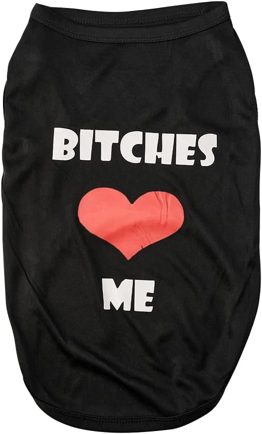 لباس سگ، لباس حیوانات خانگی، نرم و تنفسی، جلیقه توله سگ، تی شرت های چاپی بدون آستین برای سگ های متوسط ​​و بزرگ، سایز بزرگ