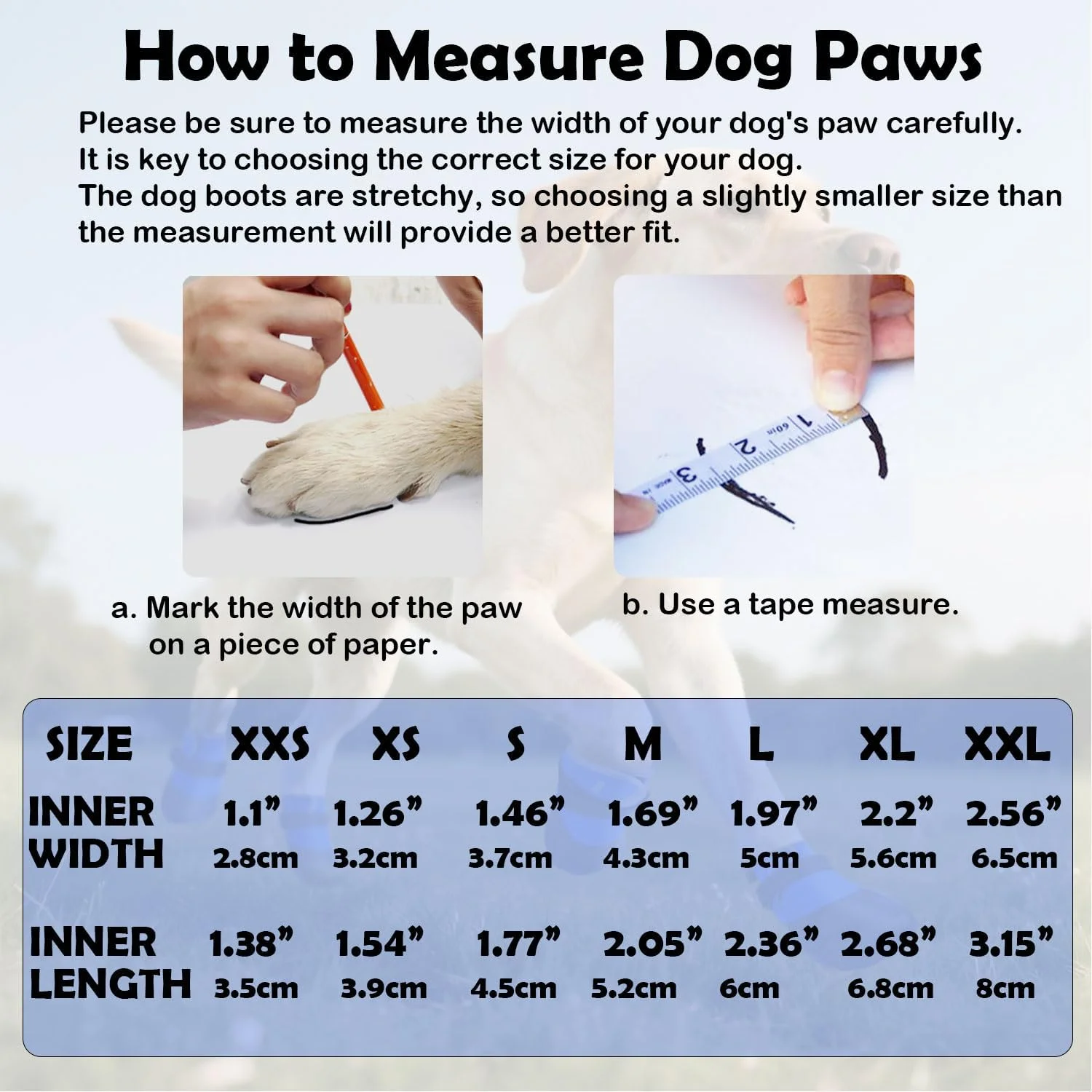 کفش سگ SJJH، چکمه های سبک وزن سگ - محافظ پنجه بافتنی تنفسی با بند قابل تنظیم برای پیاده روی در باران، سطوح سخت ضد لغزش، کاهش صدا، جلوگیری از لیسیدن پنجه ها (آبی، XL) کفش سگ SJJH، چکمه های سبک وزن سگ - محافظ پنجه بافتنی تنفسی با بند قابل تنظیم برای پیاده روی در باران، سطوح سخت ضد لغزش، کاهش صدا، جلوگیری از لیسیدن پنجه ها (آبی، XL)