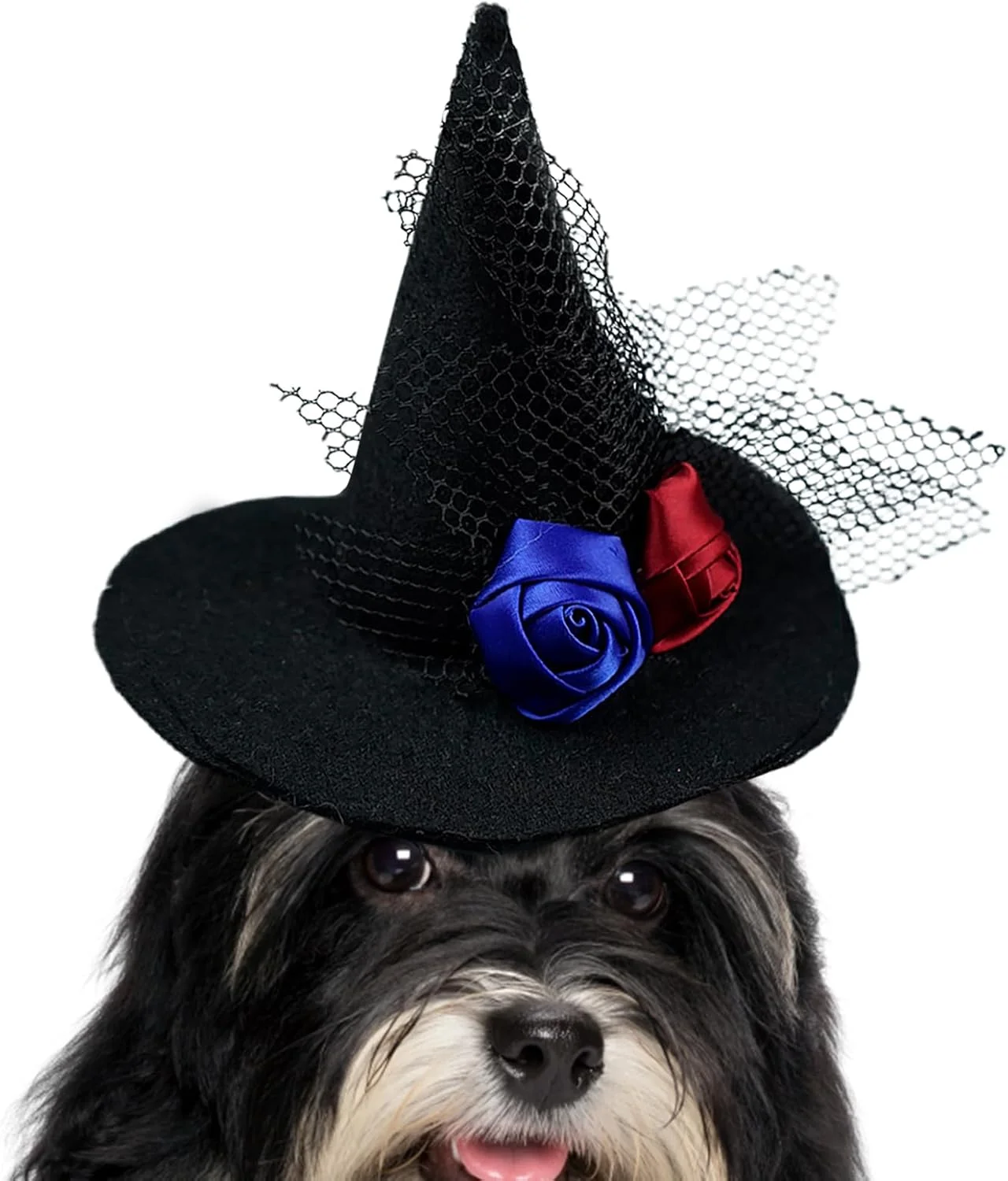 کلاه سگ کوچک - کلاه جادوگر حیوانات خانگی - لوازم جانبی لباس قابل تنظیم برای جشن های جشنواره حیوانات خانگی، نمایش صحنه، مهمانی، تعطیلات و جشن خانوادگی