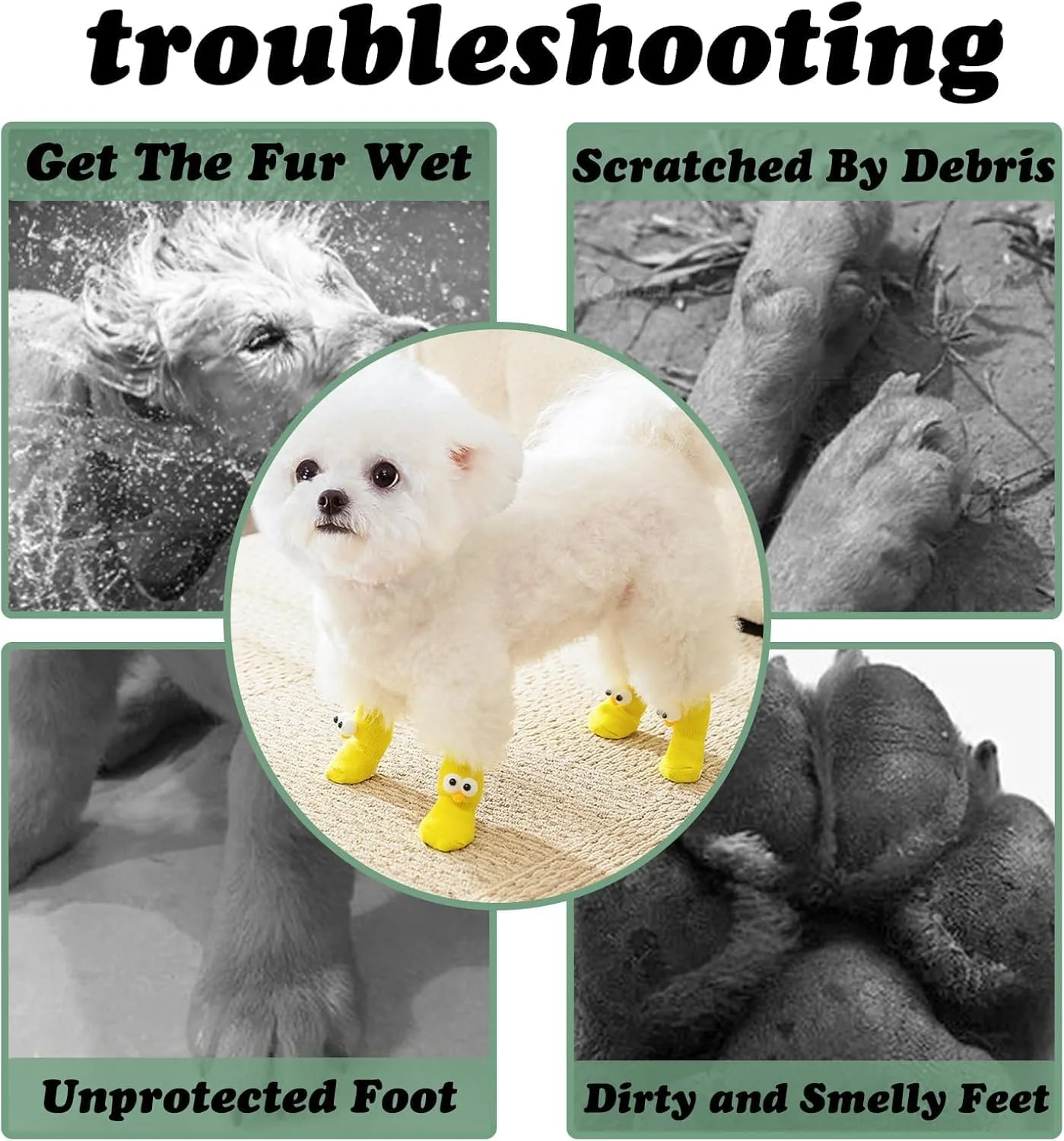 4 جفت جوراب ضد لغزش سگ، جوراب سگ بامزه، جوراب بافتنی حیوانات خانگی، جوراب سگ با چسبندگی، جوراب چسبنده پنجه برای جلوگیری از لیسیدن، جوراب سگ برای کف های چوبی (زرد + سبز) 4 جفت جوراب ضد لغزش سگ، جوراب سگ بامزه، جوراب بافتنی حیوانات خانگی، جوراب سگ با چسبندگی، جوراب چسبنده پنجه برای جلوگیری از لیسیدن، جوراب سگ برای کف های چوبی (زرد + سبز)