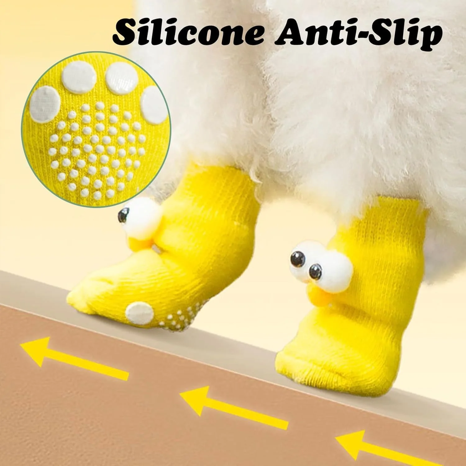 ۴ جفت جوراب سگ ضد لغزش، جوراب سگ بامزه، جوراب حیوانات خانگی بافتنی، جوراب سگ با چسبندگی، جوراب های چسبنده برای جلوگیری از لیسیدن پنجه ها، جوراب سگ چسبنده برای کف های چوبی (زرد + سبز) ۴ جفت جوراب سگ ضد لغزش، جوراب سگ بامزه، جوراب حیوانات خانگی بافتنی، جوراب سگ با چسبندگی، جوراب های چسبنده برای جلوگیری از لیسیدن پنجه ها، جوراب سگ چسبنده برای کف های چوبی (زرد + سبز)