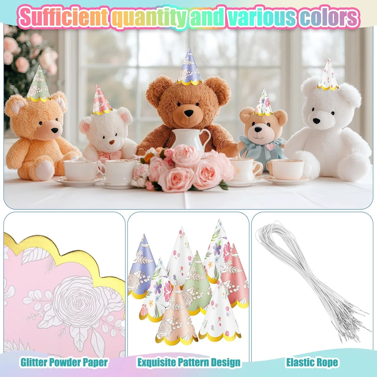 40 عدد کلاه مهمانی کوچک برای حیوانات عروسکی، کلاه های مخروطی تولد حیوانات عروسکی اکلیلی، کلاه های عروسکی قابل تنظیم برای مهمانی چای، لوازم جانبی حیوانات خانگی 40 عدد کلاه مهمانی کوچک برای حیوانات عروسکی، کلاه های مخروطی تولد حیوانات عروسکی اکلیلی، کلاه های عروسکی قابل تنظیم برای مهمانی چای، لوازم جانبی حیوانات خانگی