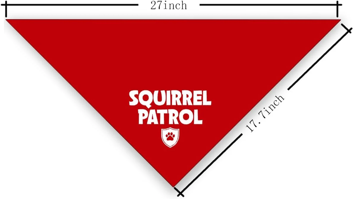 دستمال گردن سگ طرح گشت سنجاب، دستمال سر سگ بامزه و زیبا، دستمال گردن راحت سگ برای سگ های کوچک، متوسط و بزرگ، لوازم جانبی حیوانات خانگی هدیه برای دوستداران سگ دستمال گردن سگ طرح گشت سنجاب، دستمال سر سگ بامزه و زیبا، دستمال گردن راحت سگ برای سگ های کوچک، متوسط و بزرگ، لوازم جانبی حیوانات خانگی هدیه برای دوستداران سگ
