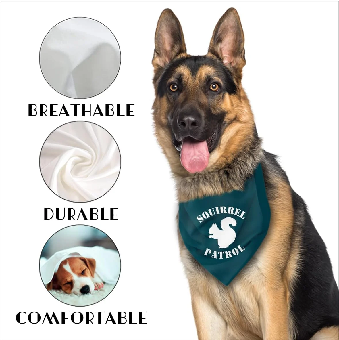 دستمال گردن سگ طرح گشت سنجاب، دستمال گردن خنده دار و بامزه برای سگ های خانگی، روسری راحت برای سگ های پسر یا دختر، ایده آل برای هدیه به صاحبان سگ دستمال گردن سگ طرح گشت سنجاب، دستمال گردن خنده دار و بامزه برای سگ های خانگی، روسری راحت برای سگ های پسر یا دختر، ایده آل برای هدیه به صاحبان سگ