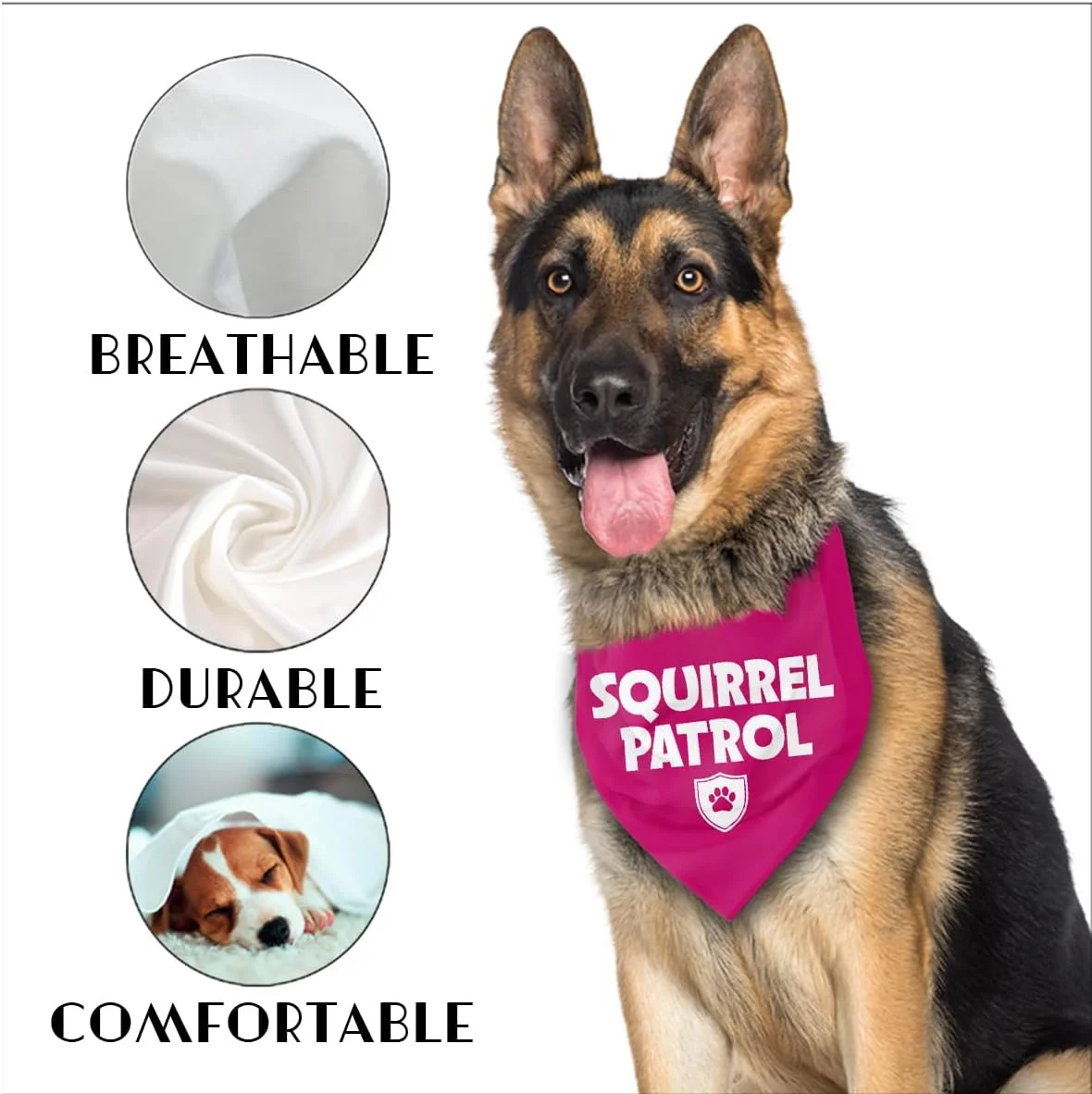 دستمال گردن سگ طرح گشت سنجاب، روسری خنده دار و بامزه سگ، دستمال پارچه ای لوازم جانبی سینه بند برای سگ های کوچک متوسط بزرگ، هدیه برای دوستداران سگ دستمال گردن سگ طرح گشت سنجاب، روسری خنده دار و بامزه سگ، دستمال پارچه ای لوازم جانبی سینه بند برای سگ های کوچک متوسط بزرگ، هدیه برای دوستداران سگ