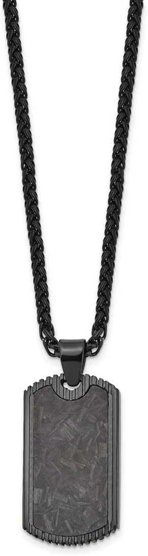 گردنبند آویز پلاک استیل ضد زنگ با روکش مشکی و طرح فیبر کربن، طرح حیوانات خانگی، طول 61 سانتیمتر، مناسب بانوان گردنبند آویز پلاک استیل ضد زنگ با روکش مشکی و طرح فیبر کربن، طرح حیوانات خانگی، طول 61 سانتیمتر، مناسب بانوان