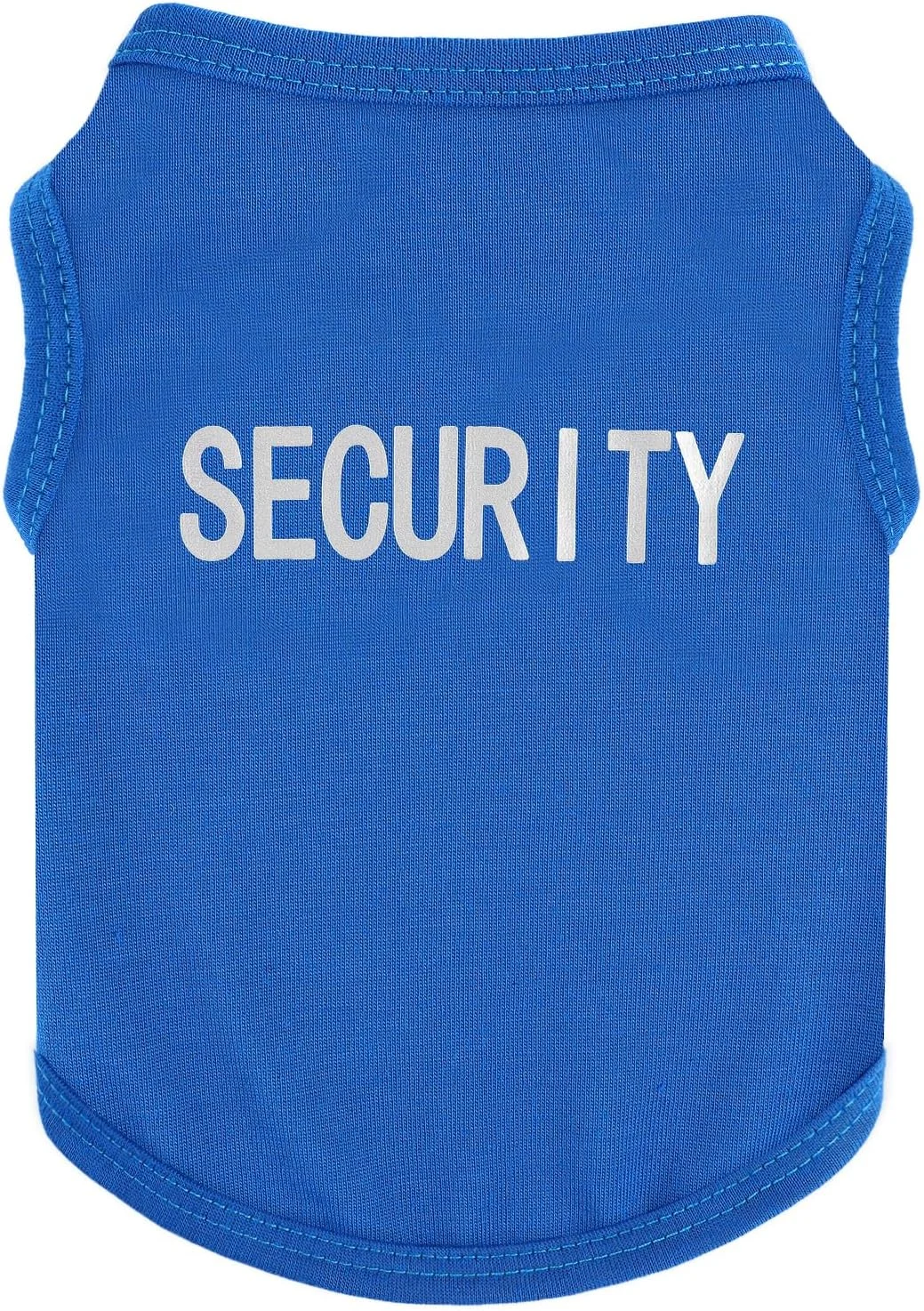 لباس سگ، جلیقه، لباس تابستانی برای سگ های کوچک، تی شرت های کشی توله سگ برای دختر و پسر، تاپ رکابی نرم و تنفسی، تی شرت خنک کننده، لباس بدون آستین گربه، سایز L، آبی