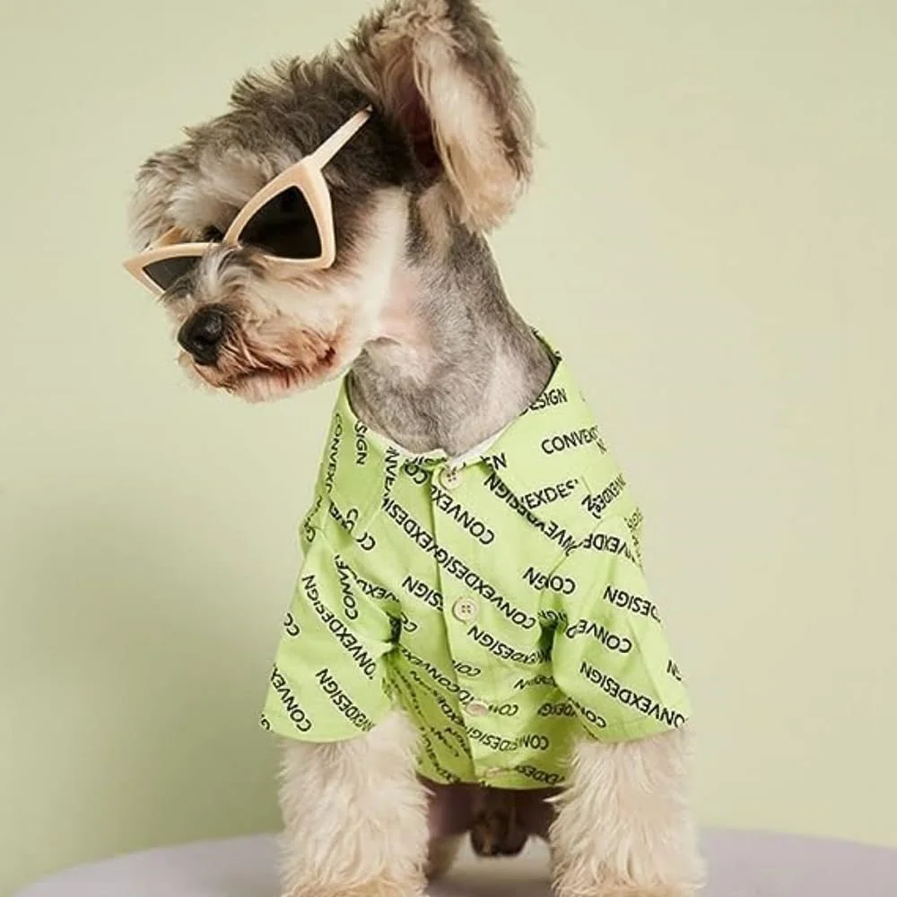 عینک آفتابی سگ، تزئینات شیک و باحال حیوانات خانگی، عینک آفتابی سگ با طرح چشم گربه ای، مناسب عکاسی