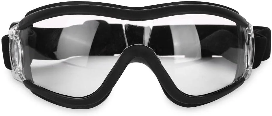 عینک آفتابی سگ محافظت از چشم حیوانات خانگی قابل تنظیم لباس عکس غرفه عینک (سفید)