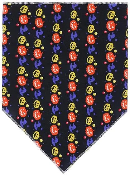 دستمال گردن سگ، 1 عدد، پلی‌استر سبک و زود خشک‌شونده، روسری مثلثی با طرح زیبا، دستمال سر قابل تنظیم برای سگ‌های متوسط، بزرگ، توله‌ها و حیوانات خانگی، 65 سانتی‌متر