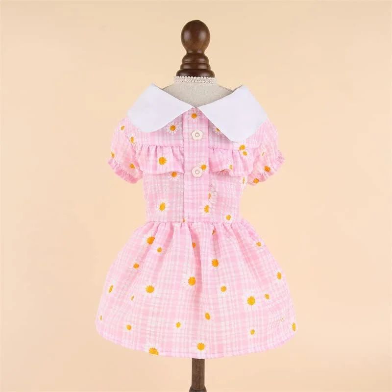 لباس سگ توله سگ شیرین، دامن سگ گربه پرنسس زیبا برای سگ های دختر کوچک (A141, XS)