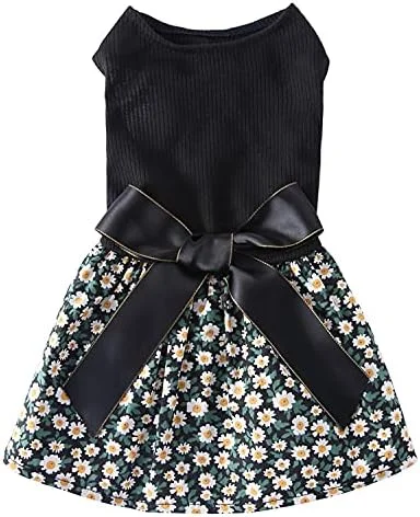 لباس سگ توله سگ شیرین، دامن سگ گربه پرنسس زیبا برای سگ های دختر کوچک (A103,M)