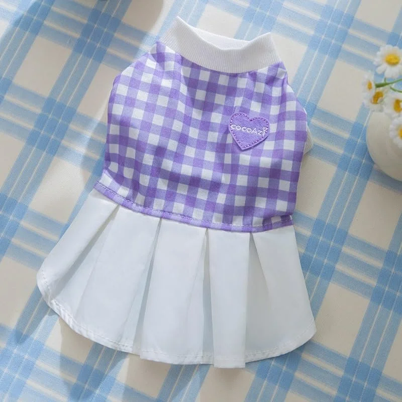 لباس سگ توله سگ شیرین، دامن سگ گربه پرنسس زیبا برای سگ های دختر کوچک (A81, XS)