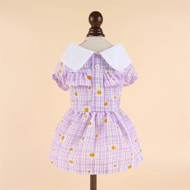 لباس سگ توله سگ شیرین، دامن سگ گربه پرنسس زیبا برای سگ های دختر کوچک (A143,XXL)