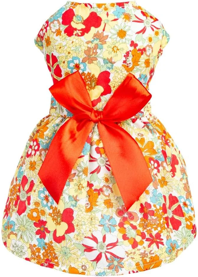 لباس سگ توله سگ شیرین، دامن سگ گربه پرنسس زیبا برای سگ های دختر کوچک (A153, L)