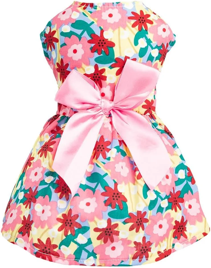 لباس سگ توله سگ شیرین، دامن سگ گربه پرنسس زیبا برای سگ های دخترانه کوچک (A158, XS)