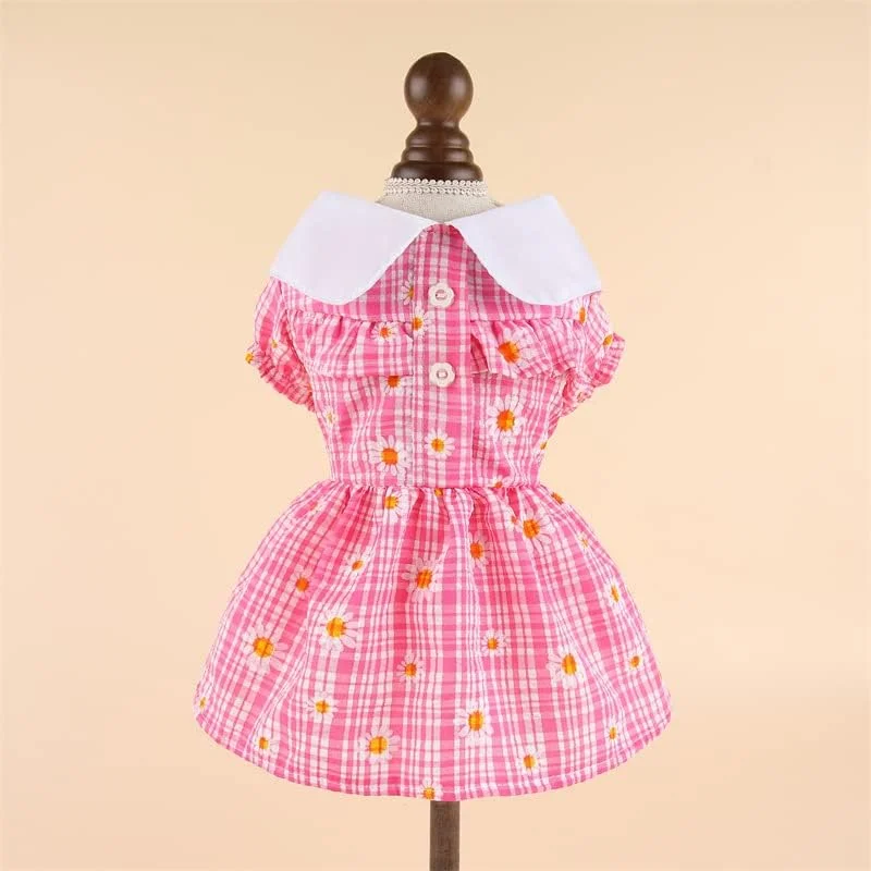 لباس سگ توله سگ شیرین، دامن سگ گربه پرنسس زیبا برای سگ های دختر کوچک (A144, XL)