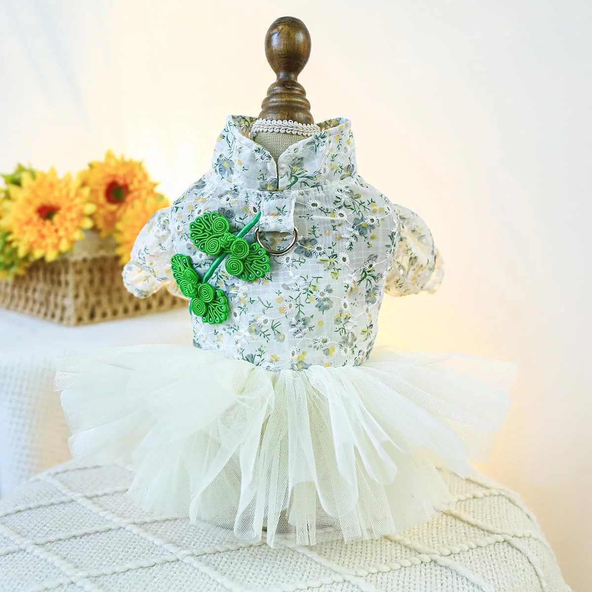 لباس سگ توله سگ شیرین، دامن سگ گربه پرنسس زیبا برای سگ های کوچک دخترانه (A19، M)