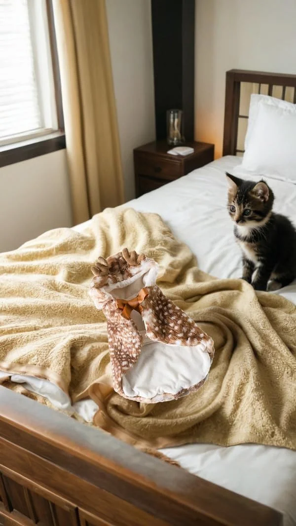 شنل گوزن شمالی سگ و گربه مخصوص کریسمس | لباس گرم زمستانی حیوانات خانگی | شنل سگ و گربه طرح گوزن قهوه ای (کوچک-متوسط، گوزن قهوه ای) شنل گوزن شمالی سگ و گربه مخصوص کریسمس | لباس گرم زمستانی حیوانات خانگی | شنل سگ و گربه طرح گوزن قهوه ای (کوچک-متوسط، گوزن قهوه ای)