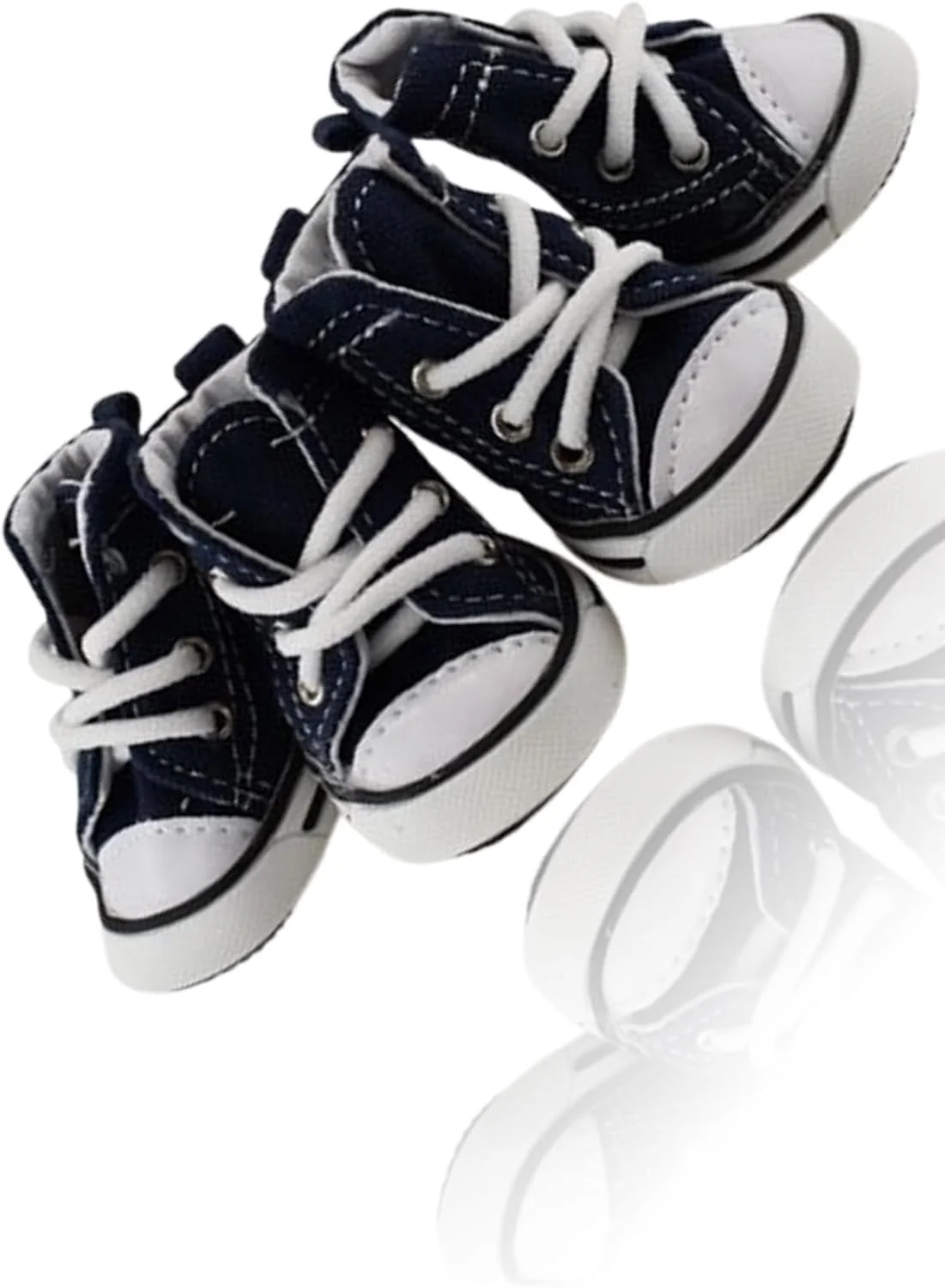 کفش سگ سوییت سون - 4 عدد بوت تنفسی، کفش ورزشی بومى ضد لغزش، پاپوش با زیره لاستیکی ضد لغزش برای پیاده روهای داغ، محافظ پنجه فضای باز و داخلی (آبی، سایز 3)