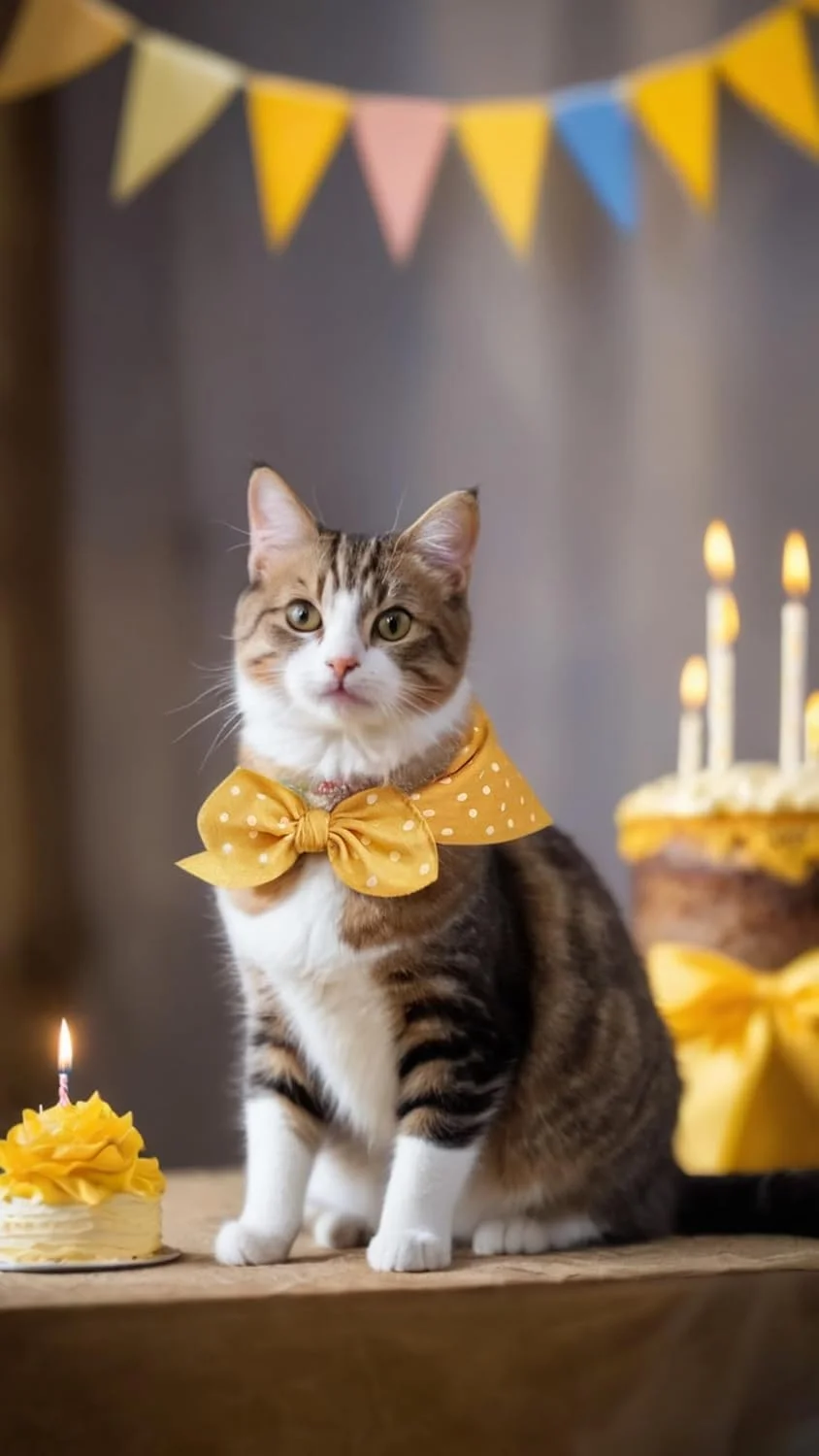 ست دستمال گردن سگ Sweet Seven - هدیه تولد 4 عددی، جشن با استایل! دستمال گردن های نخی نرم توله سگ در رنگ های صورتی، سبز، آبی و نارنجی. روسری های عالی برای سگ ها و گربه های کوچک، متوسط و بزرگ.