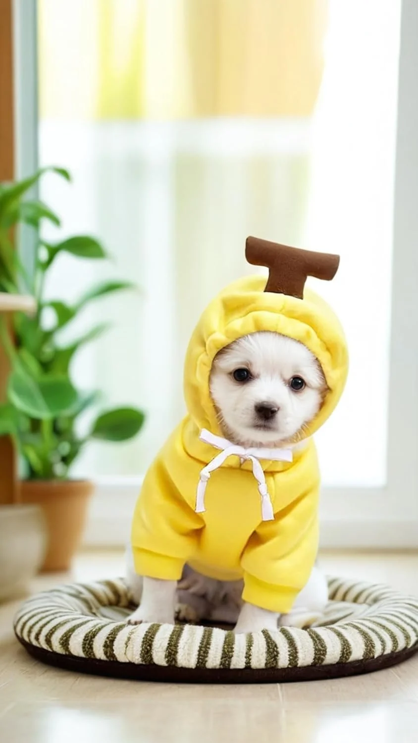 هودی فانتزی حیوانات خانگی - ژاکت گرم طرح هویج برای سگ و گربه، سویشرت مناسب هوای سرد زرد رنگ (بزرگ)