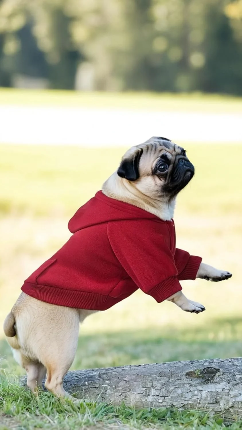 ست ۴ عددی لباس پاییزی سگ سِوِن سوییت - هودی سگ سایز متوسط، ژاکت توله سگ ساده برای سگ های کوچک - لباس زمستانی حیوانات خانگی برای چیواوا - کت گرمکن برای سگ های پسر و دختر (سایز متوسط)