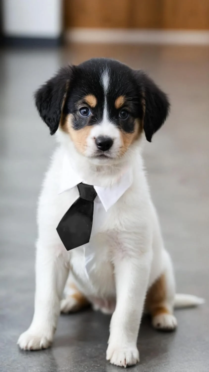 لباس عروسی حیوانات خانگی Sweet Seven: ست یقه پاپیون و کت شلوار سگ و گربه 2 تکه - مناسب برای تولدها، مهمانی ها و مناسبت های خاص (سایز L)