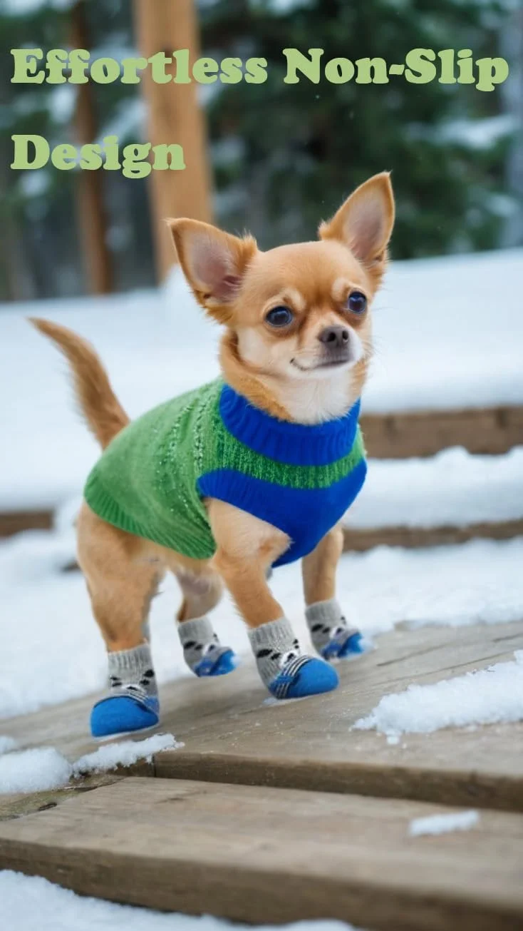 جوراب سگ سوییت سون 24 عددی - محافظ پنجه ضد لغزش برای سگ های کوچک و متوسط، جوراب های کنترل کشش داخلی، محافظت از کف چوبی، 6 مدل (سایز S)