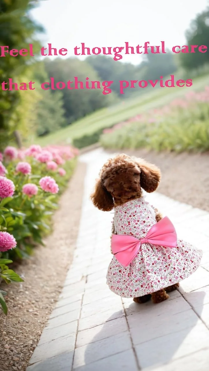 پیراهن سگ توله سگ هفت شیرین - دامن روبانی پرنسسی گلدار زیبا برای سگ ها و گربه های کوچک، ایده آل برای تابستان، سایز L، صورتی