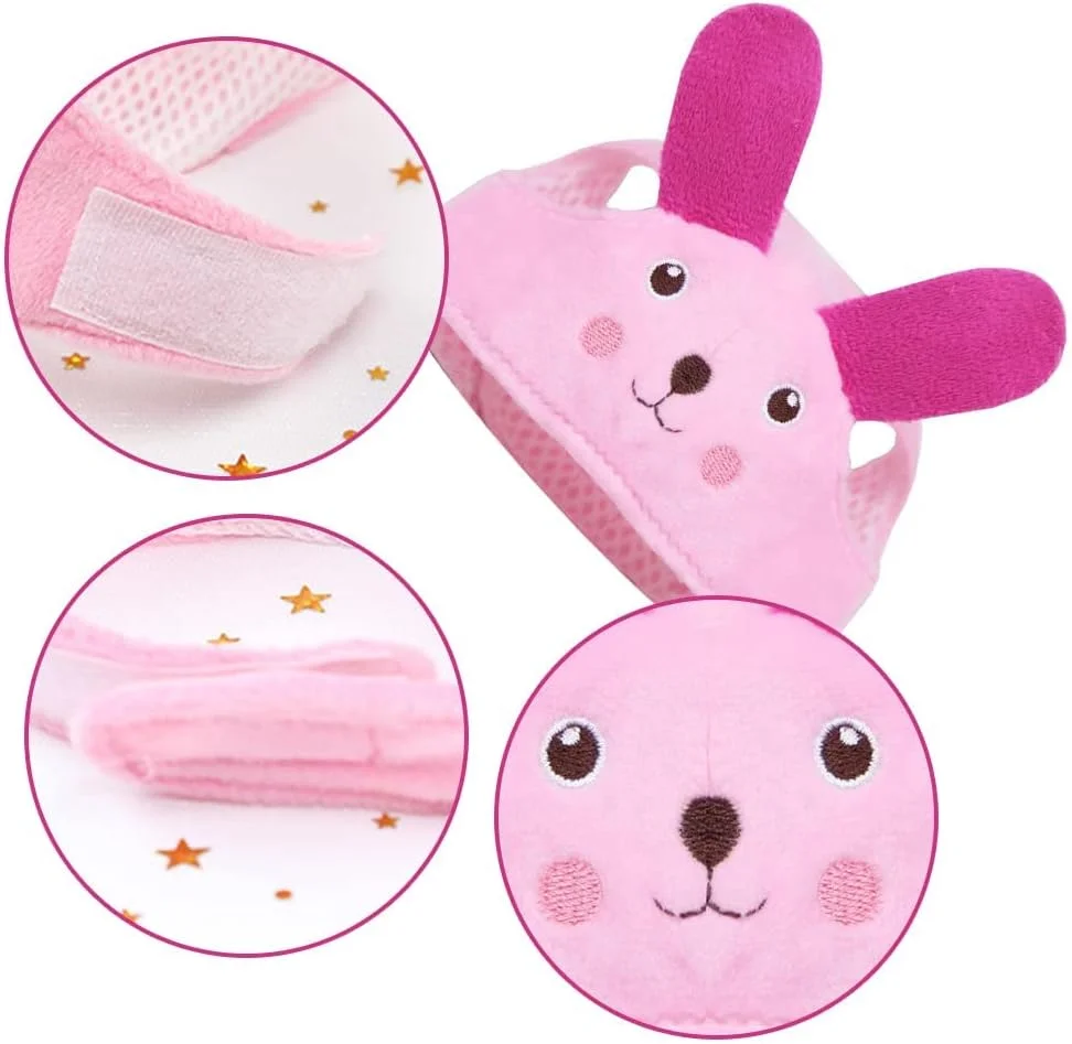 کلاه گوش خرگوشی حیوانات خانگی SYOSI - لباس کارتونی، تل سر زیبا، پوشش سر تنفسی برای گربه ها و سگ های کوچک - لباس مهمانی روزانه کلاه گوش خرگوشی حیوانات خانگی SYOSI - لباس کارتونی، تل سر زیبا، پوشش سر تنفسی برای گربه ها و سگ های کوچک - لباس مهمانی روزانه