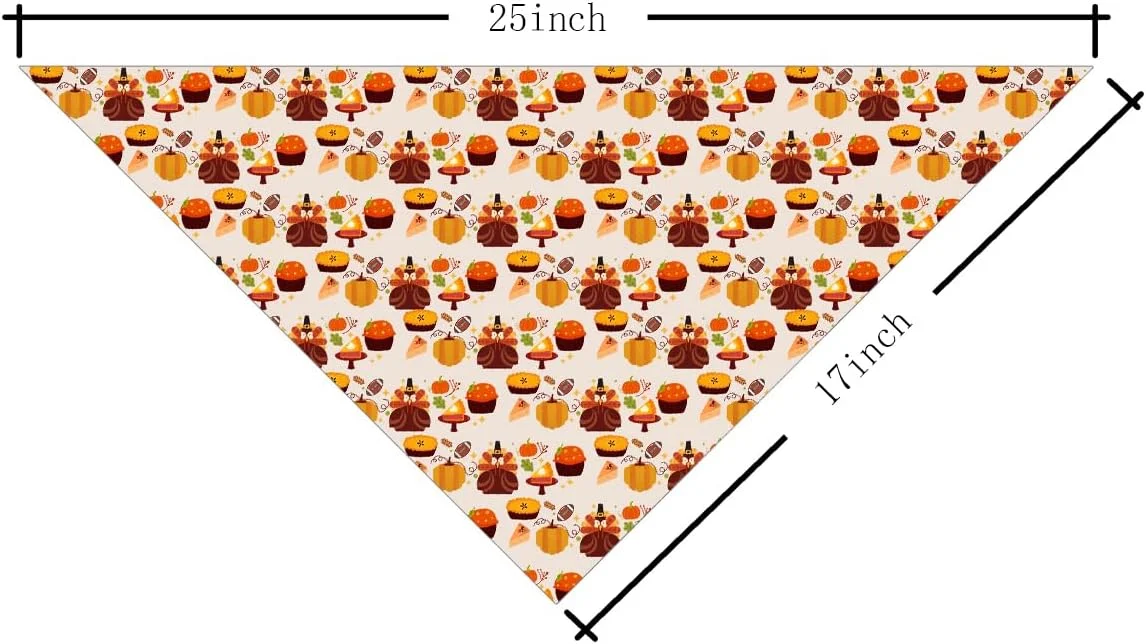 دستمال گردن سگ برای جشن شکرگزاری، دستمال گردن تعطیلات با طرح کدو تنبل، بوقلمون، کیک و توپ فوتبال برای سگ های کوچک و متوسط پسر و دختر، دستمال گردن سگ های مهمانی شکرگزاری دستمال گردن سگ برای جشن شکرگزاری، دستمال گردن تعطیلات با طرح کدو تنبل، بوقلمون، کیک و توپ فوتبال برای سگ های کوچک و متوسط پسر و دختر، دستمال گردن سگ های مهمانی شکرگزاری