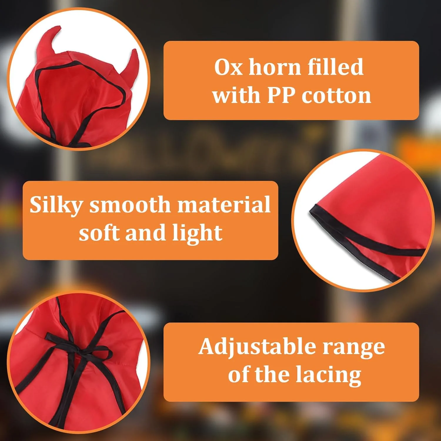 شنل و لباس حیوانات خانگی Threetols، شنل قابل تنظیم قرمز مشکی لباس شیطان برای گربه ها سگ های کوچک حیوانات دکوری شنل برای مهمانی هالووین