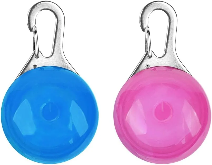 آویز حیوانات خانگی Tiardey STK، علامت هشدار دهنده جهانی ضد آب قابل تنظیم برای گربه ها و سگ ها، چراغ شب ضد گم شدن سگ