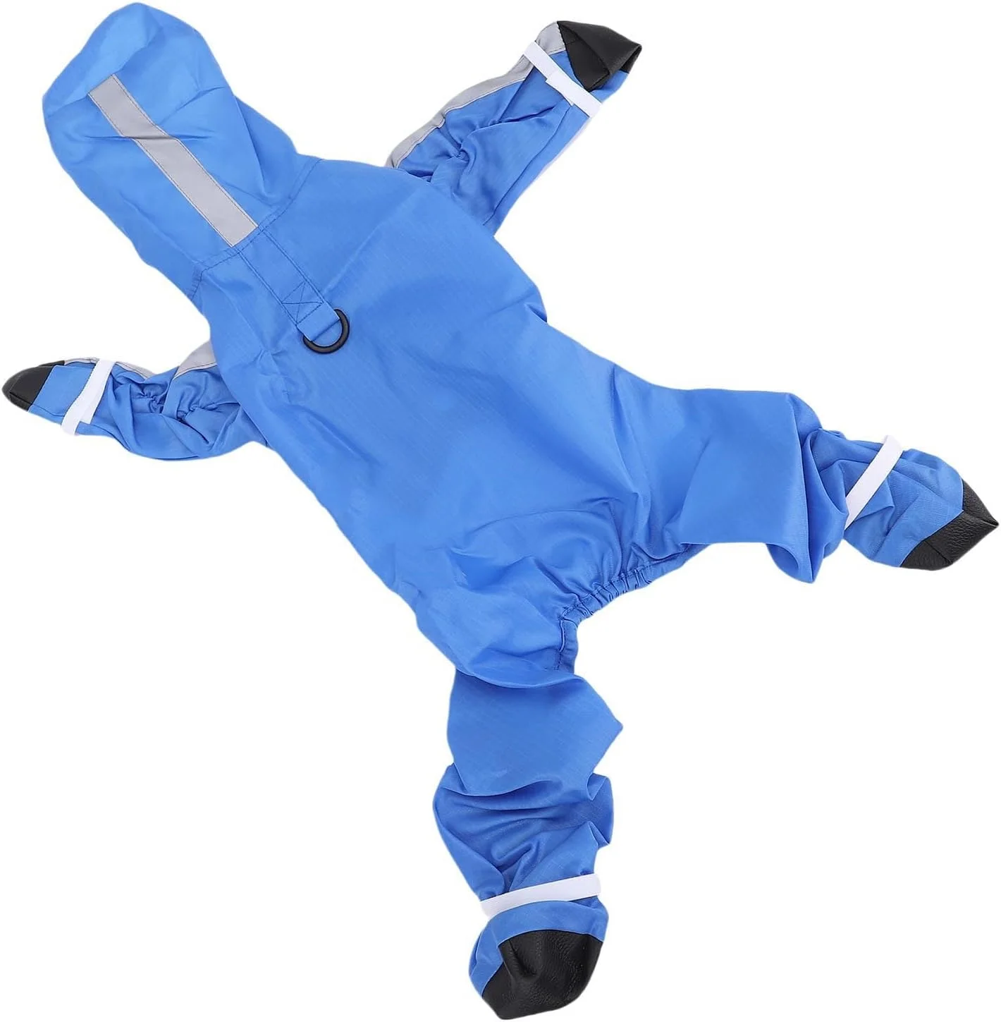 بارانی سگ Tnfeeon، ژاکت بارانی سبک وزن پلی استر برای توله سگ، طراحی ایمن، محافظت موثر از چشم، شیک و کاربردی، پانچو بارانی سگ با کلاه برای سگ های کوچک (M)