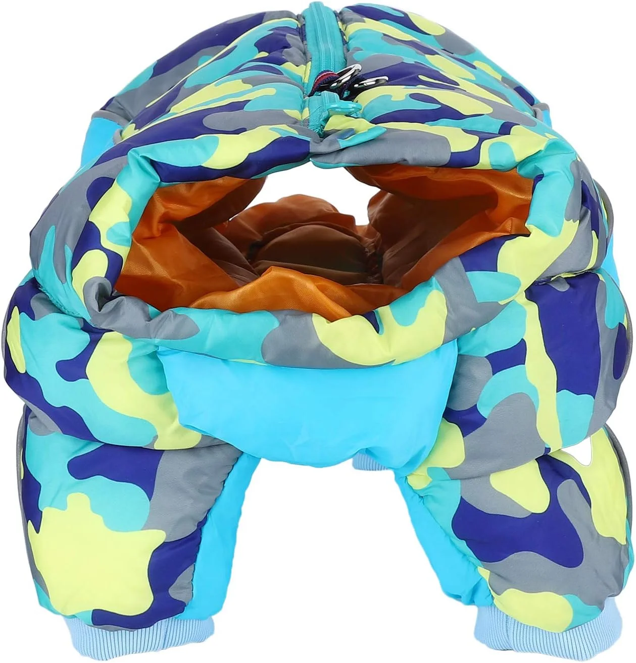 ژاکت گرم سگ مناسب هوای سرد، ژاکت زمستانی گرم و ضدآب با کلاه و 4 آستین برای سگ (سایز 10#)