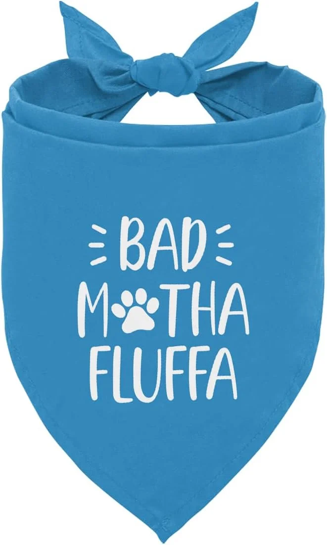 دستمال گردن سگ طرح بامزه، روسری مثلثی خنده دار حیوانات خانگی، دستمال گردن سگ آبی، دستمال گردن چاپی سگ هدیه برای تولد یا کریسمس دوستداران سگ