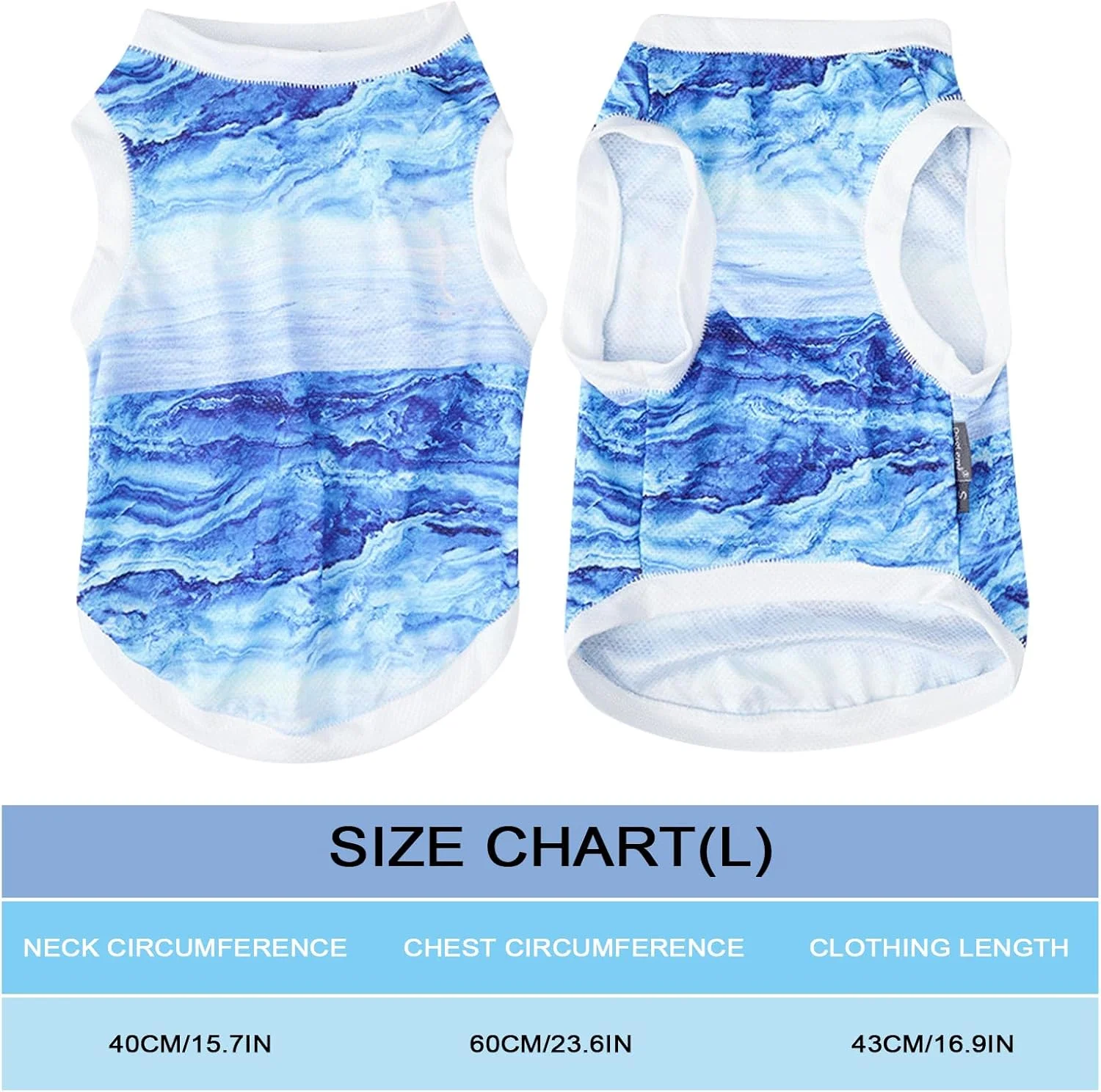 جلیقه خنک کننده سگ، جلیقه خنک کننده تنفسی سگ، کت خنک و راحت سگ برای سگ های کوچک تا متوسط ​​برای فعالیت های تابستانی، پیاده روی در فضای باز، تمرین